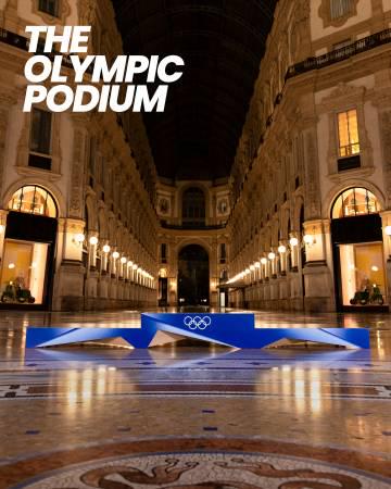 2026米兰冬奥会领奖台设计曝光!这些细节让海外华人看比赛更带感