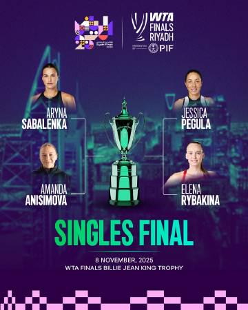 WTA年终总决赛四强对阵揭晓!海外华人如何突破地区限制观看精彩赛事