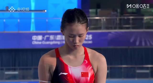 陈芋汐预赛第一晋级！失误后逆袭的秘诀原来在这里